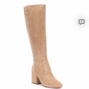 Elegant Tan Knee-High Women's Boots